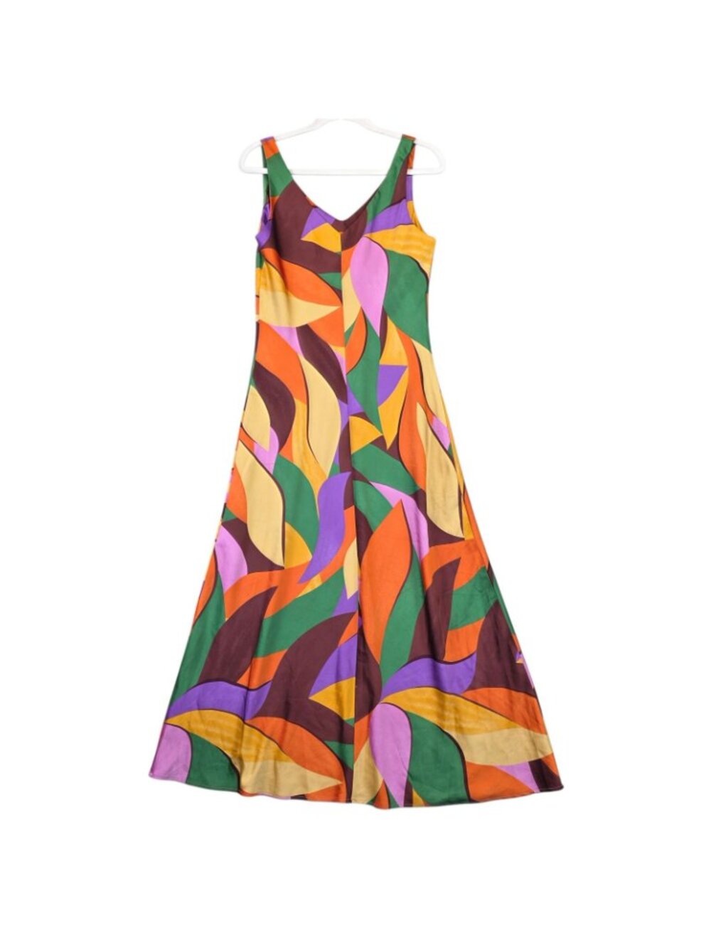 Joie Dress Womens S Multicolor Floral Print V Neck Sleeveless Fit & Flare Maxi - Picture 2 of 9